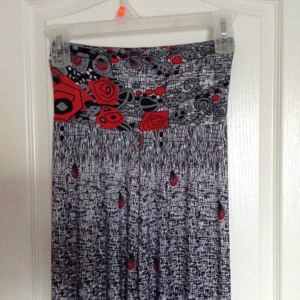 Casual Land Women's Palazzo Wide Leg Pants Fold Over Waistband High Waist S/P - Picture 3 of 7